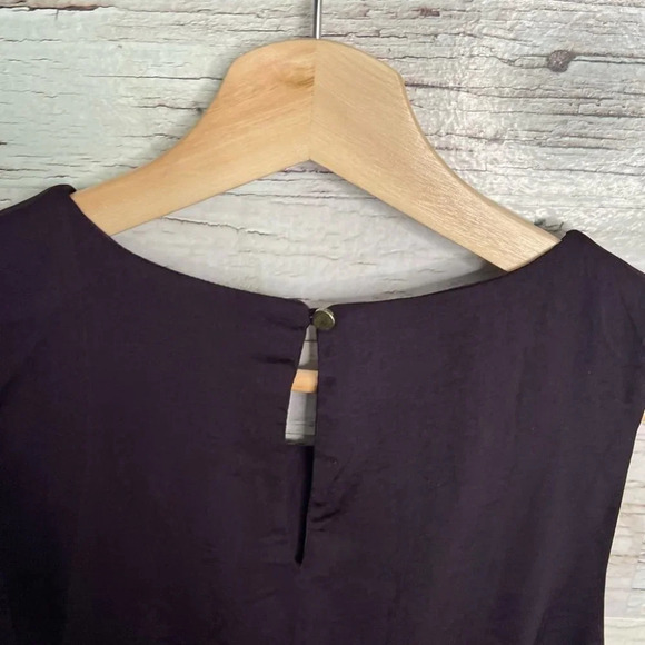 Banana republic purple tank top blouse size medium - Picture 5 of 7